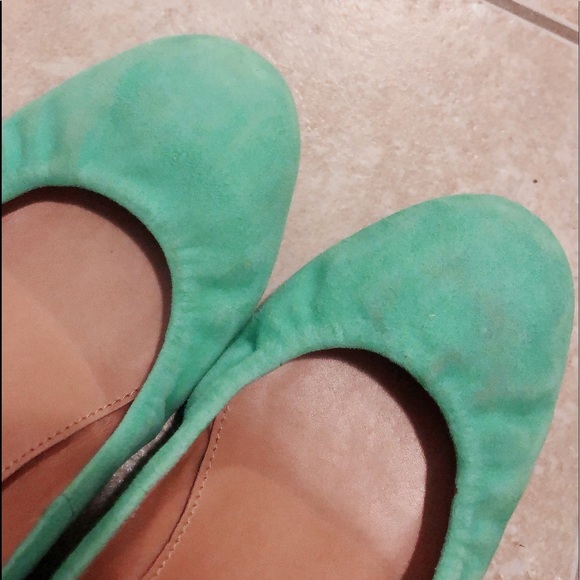[J CREW] COMFY MINT GREEN FLATS - Size 7 - Picture 7 of 8